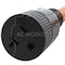 Ac Works 1FT 50 Amp 14-50 Piggy-Back Plug to Household 15/20 Amp Connector Adapter Cord PB1450520 - alternate 7